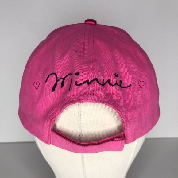 Disney Minnie Mouse Pink Sequin Girls Adjustable Hat - Picture 5 of 11